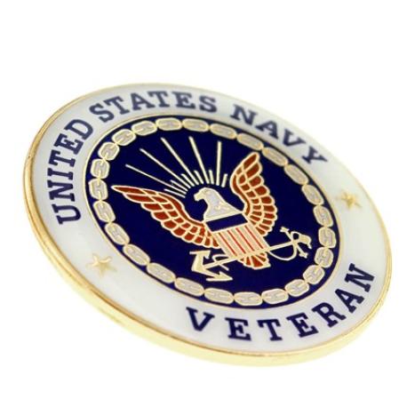     U.S. Navy Veteran Pin