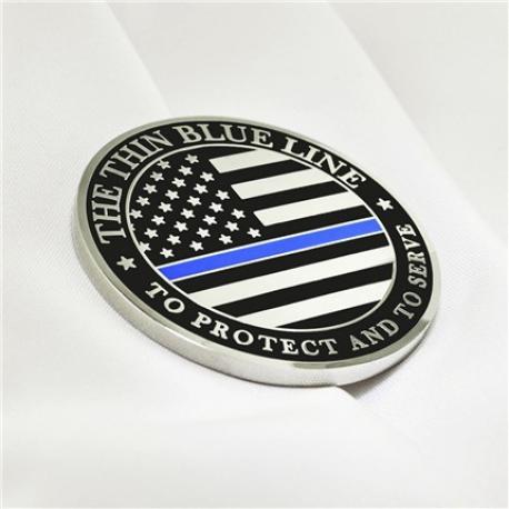     Thin Blue Line Coin - Engravable