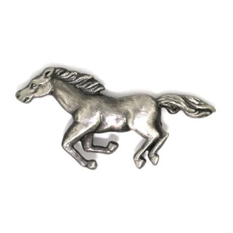     Horse Pin - Antique Silver