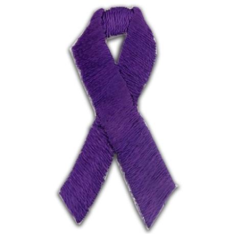     Applique - Purple Ribbon